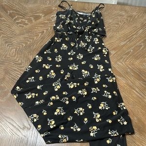 No Boundaries Floral Romper, L